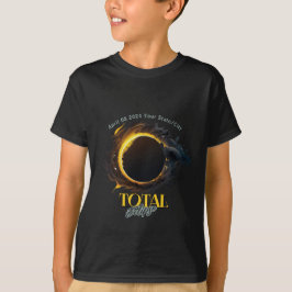 Total solförmörkelse 2026 Spanien 12 augusti Barn T Shirt