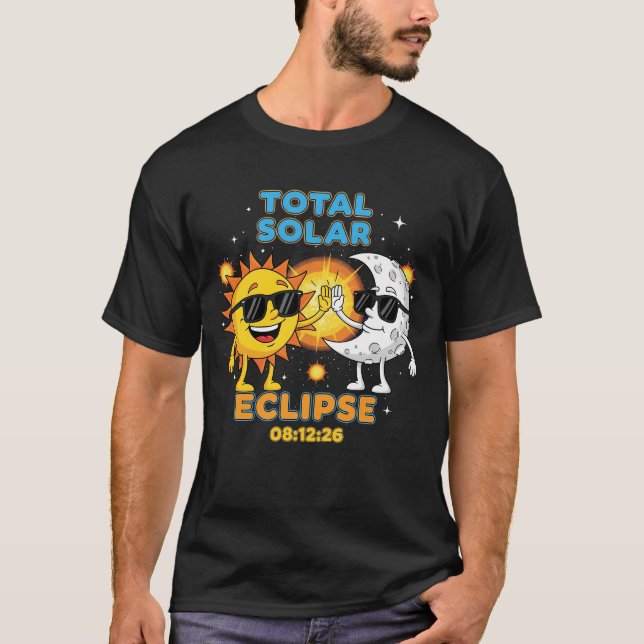 Total solförmörkelse 2026 t shirt (Framsida)
