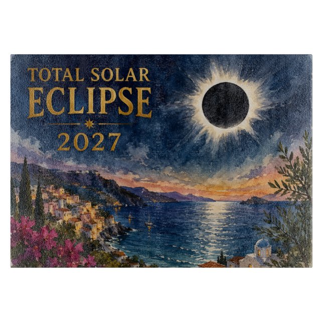 Total solförmörkelse 2027 Medelhavet  (Framsidan)
