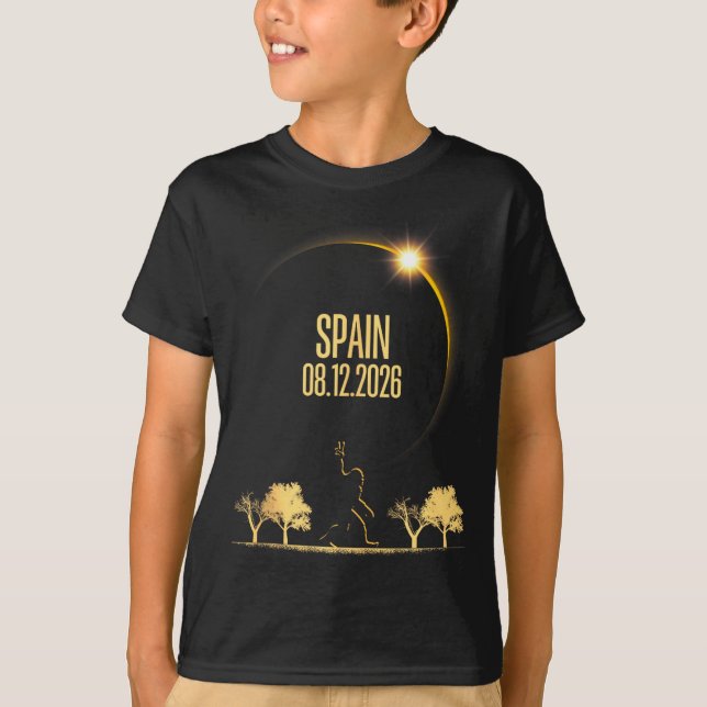Total solförmörkelse Bigfoot 08 T Shirt (Framsida)