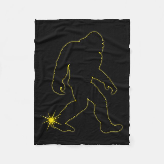 Total solförmörkelse Bigfoot Total solförmörkelse Fleecefilt (Framsidan)