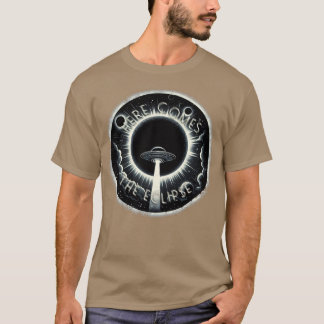 Total solförmörkelse här kommer förmörkelsen 2024 t shirt