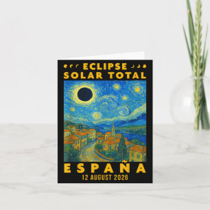 Total solförmörkelse Spanien 2026 Kort