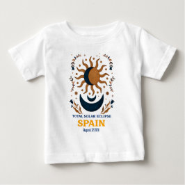 Total solförmörkelse Spanien Augusti 2026 T Shirt