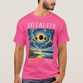 Total solförmörkelse två gånger under en livstid 2 t shirt