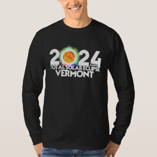 Total solförmörkelse Vermont 2024 amerikansk total T Shirt