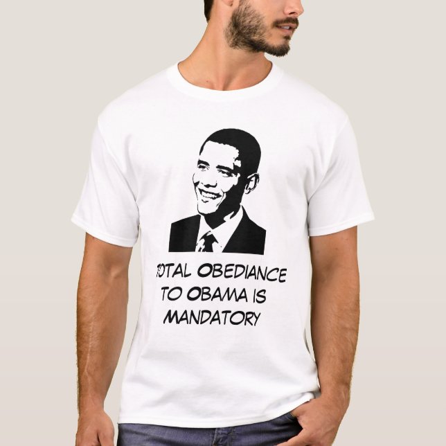 Total tolerans mot Obama T-shirt (Framsida)