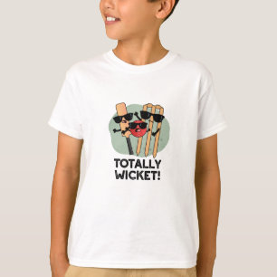 Total Wicket Funny Sports Cricket Pun T Shirt