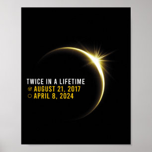 Totalitet 24 gånger under en livstid, totala solce poster