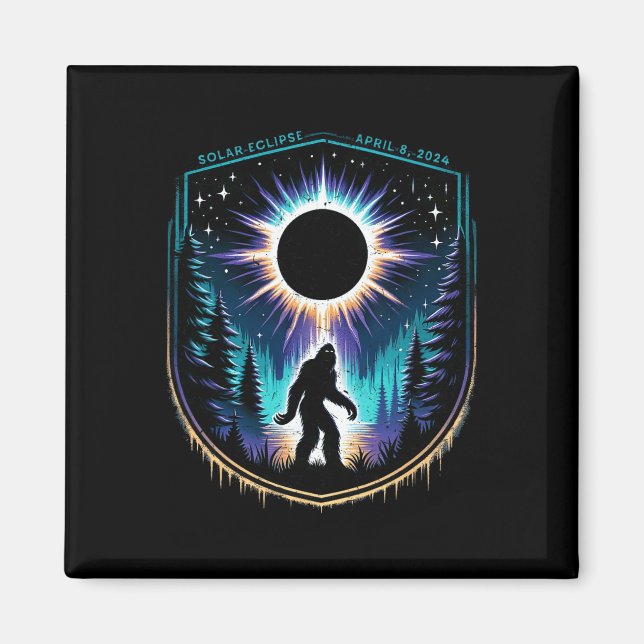 Totality April 8 2024 Total Solar Eclipse 1 Magnet (Framsidan)