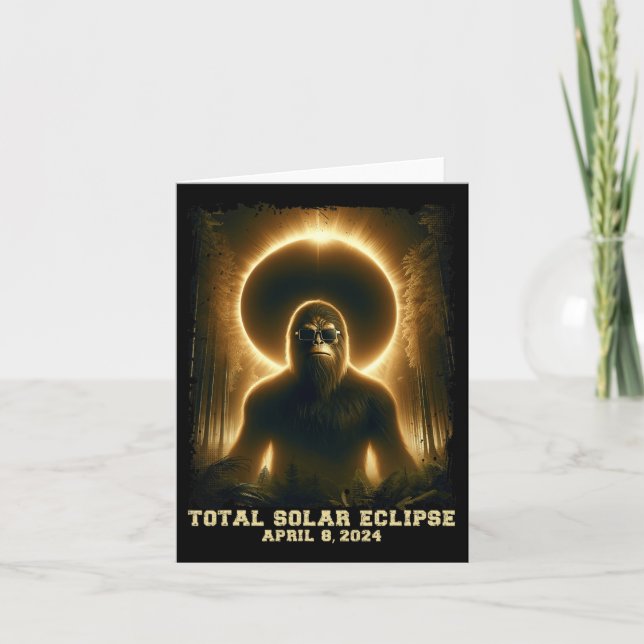 Totality April 8 2024 Total Solar Eclipse Kort (Framsida)