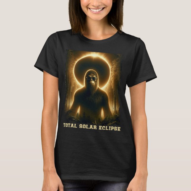 Totality April 8 2024 Total Solar Eclipse T Shirt (Framsida)