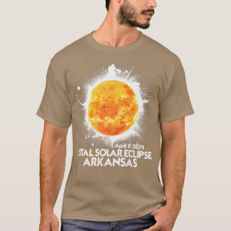 Totality Arkansas 2024 Total Solar Eclipse America T Shirt