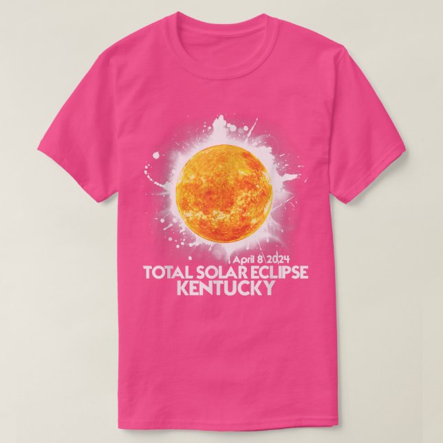 Totality Kentucky 2024 American Total Solar Eclips T Shirt (Design framsida)