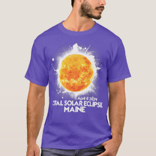 Totality MAINE 2024 Total Solar Eclipse T Shirt