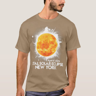 Totality New York 2024 Total Solar Eclipse America T Shirt
