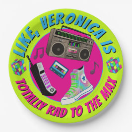 Totally 80s Retro Birthday Party Invitation