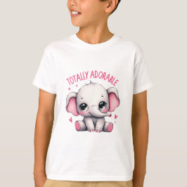 Totally Adorable Elephant Cute Art T Shirt