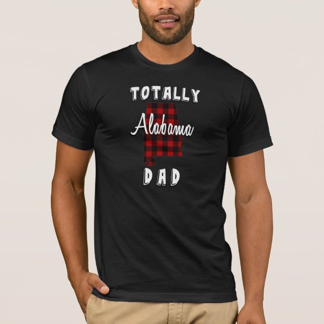TOTALLY ALABAMA PAPPA Buffalo Play AL KARTA T-Shir T Shirt (Framsida)