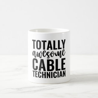 Totally Awesome Cable Technician Kaffemugg