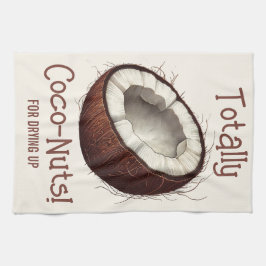 "Totally Coco-Nöt för torkning" Tropical Coconut Kökshandduk