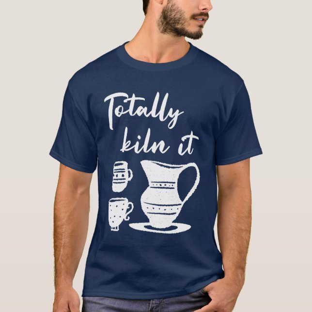 Totally Drink It Cup Art funny T Shirt (Framsida)