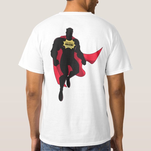 Totally Fantastisk Superassistance T-Shirt (Baksida)