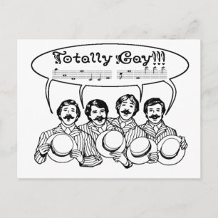 Totally Gay Barbershop-kvartetten Vykort