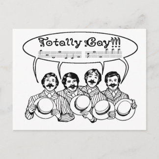 Totally Gay Barbershop-kvartetten Vykort