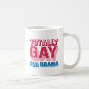Totally Gay för Obama -.png Kaffemugg