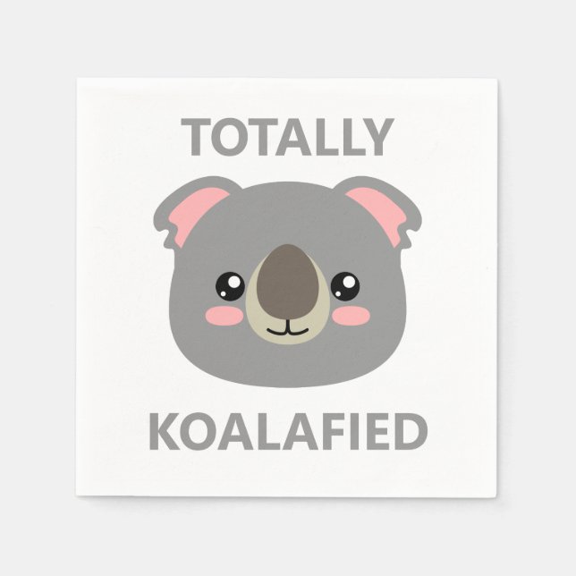 Totally Koalafied Pappersservett (Framsidan)