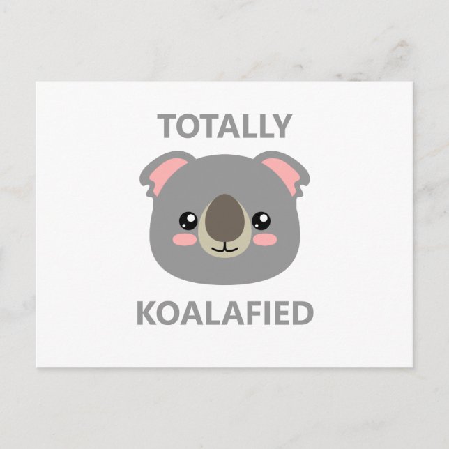 Totally Koalafied Vykort (Framsida)