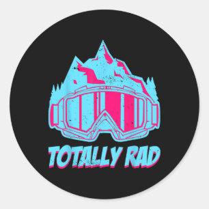 Totally Rad Runt Klistermärke