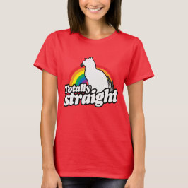 TOTALLY RAK KATT - VIT - (2).png T Shirt