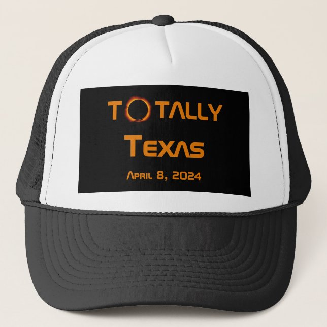 Totally Texas 2024 Solar Eclipse Keps (Framsida)