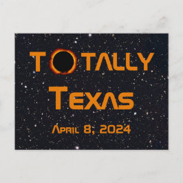 Totally Texas 2024 Solar Eclipse Vykort