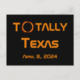 Totally Texas 2024 Solar Eclipse Vykort
