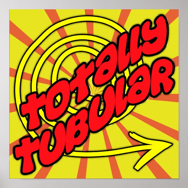 Totally Tubular Poster (Framsidan)