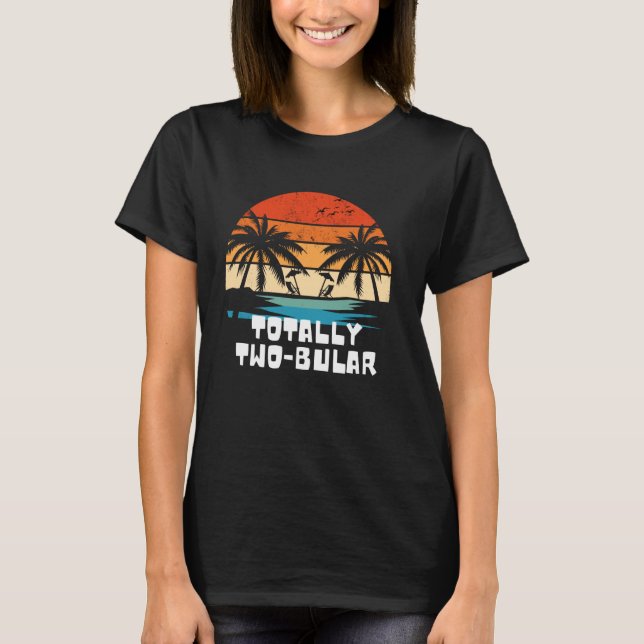 Totally Twobular Birthday T Shirt (Framsida)
