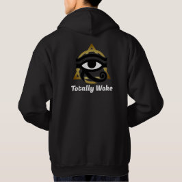 Totally Woke Logotyp Hoodie För manar