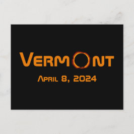 Totalt 2024 Solärt Eclipse Vykort