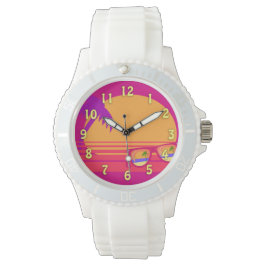 Totalt 80 Fantastisk Neon Sunset Armbandsur