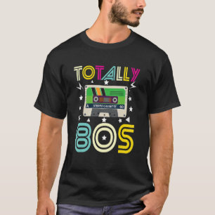 Totalt 80:s Retro Old school Stereo Cassette Tap T Shirt
