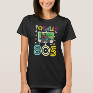 Totalt 80:s Retro Old school Stereo-kassettband T Shirt