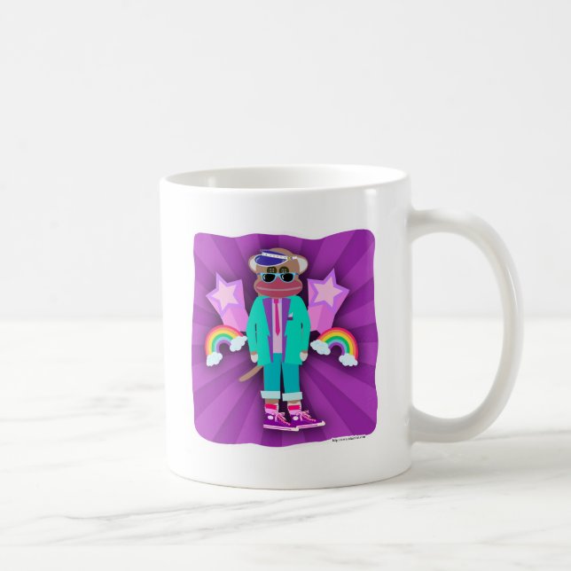 Totalt 80 Sock monkey Kaffemugg (Höger)