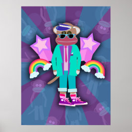 Totalt 80 Sock monkey Poster