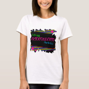 Totalt 80 Spelar ingen roll Ambivalence Slogan T-shirt