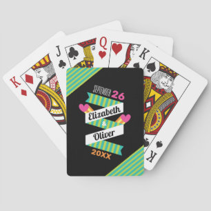 Totalt 80-tal Bröllop Casinokort