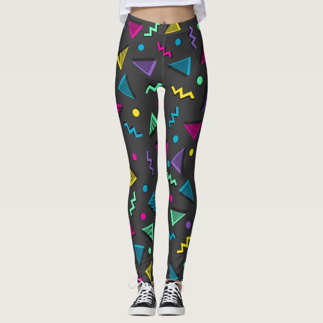 Totalt 80-tal former med flera färg leggings (Framsida)