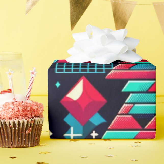 Totalt 80-tal Papper julafton Presentpapper (Födelsedagsfest)